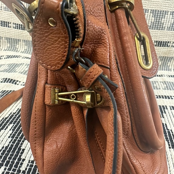 Chloe Brown Leather Shoulder Bag - Picture 4 of 14